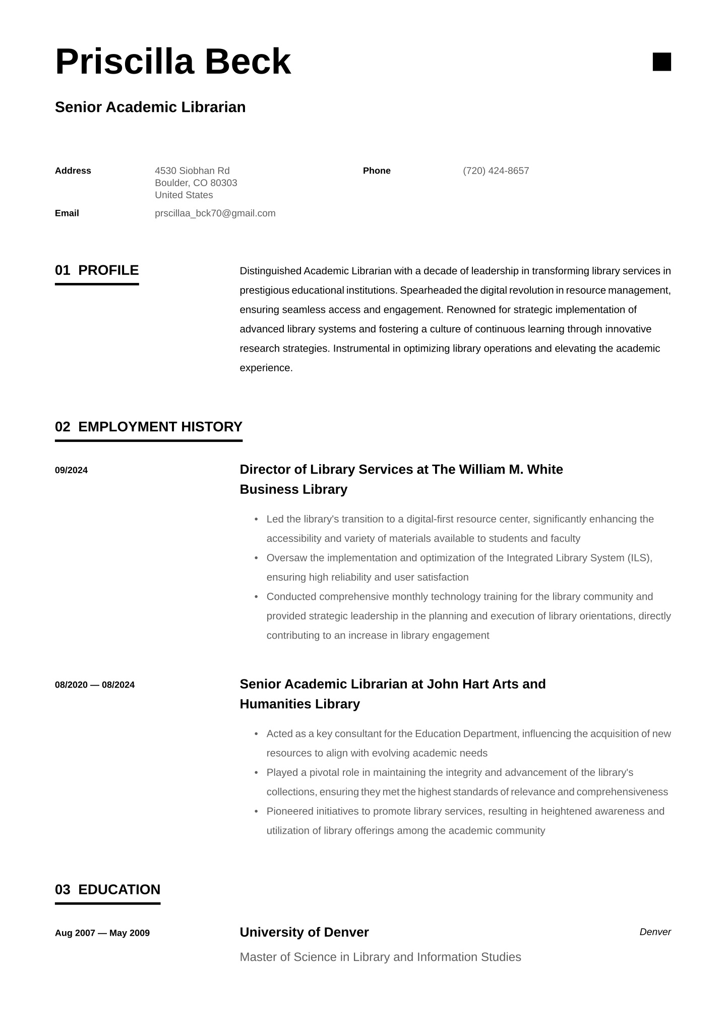 Senior-level Academic Librarian Translation missing: en.examples.cover_letter_example