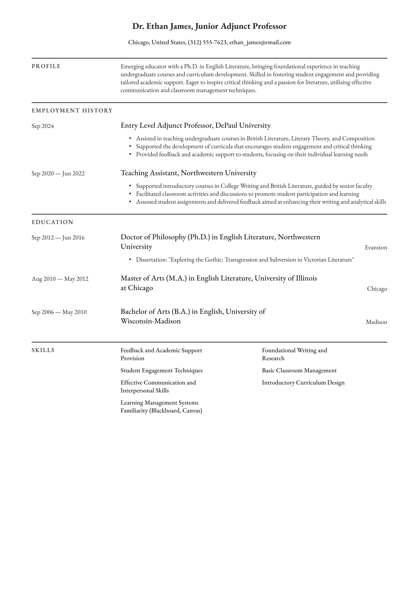 Entry-level Adjunct Professor Translation missing: en.examples.cover_letter_example