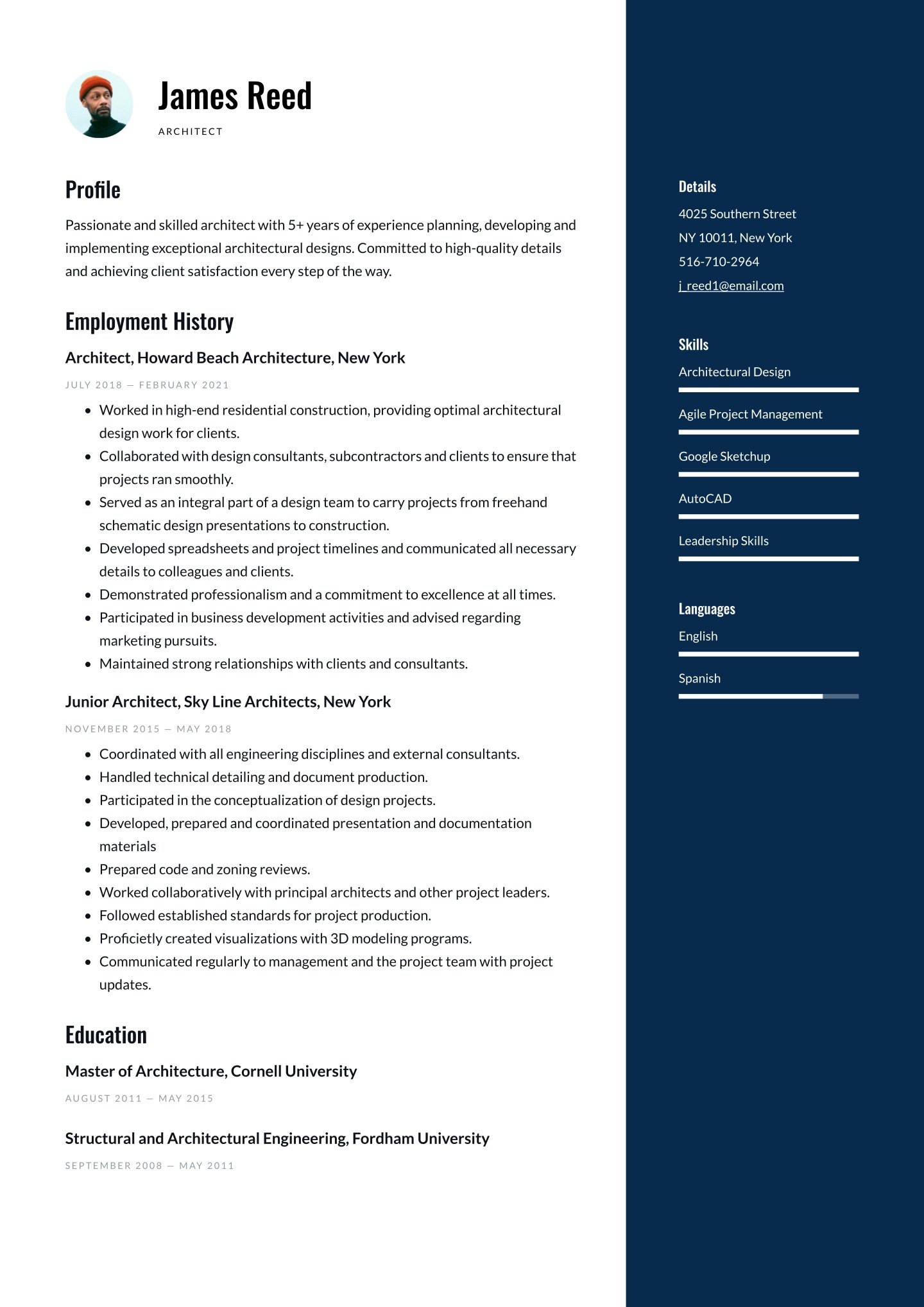 Mid-career Architect Translation missing: en.examples.cover_letter_example