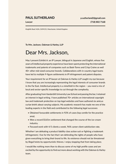 Microsoft word cover letter template Half Tone