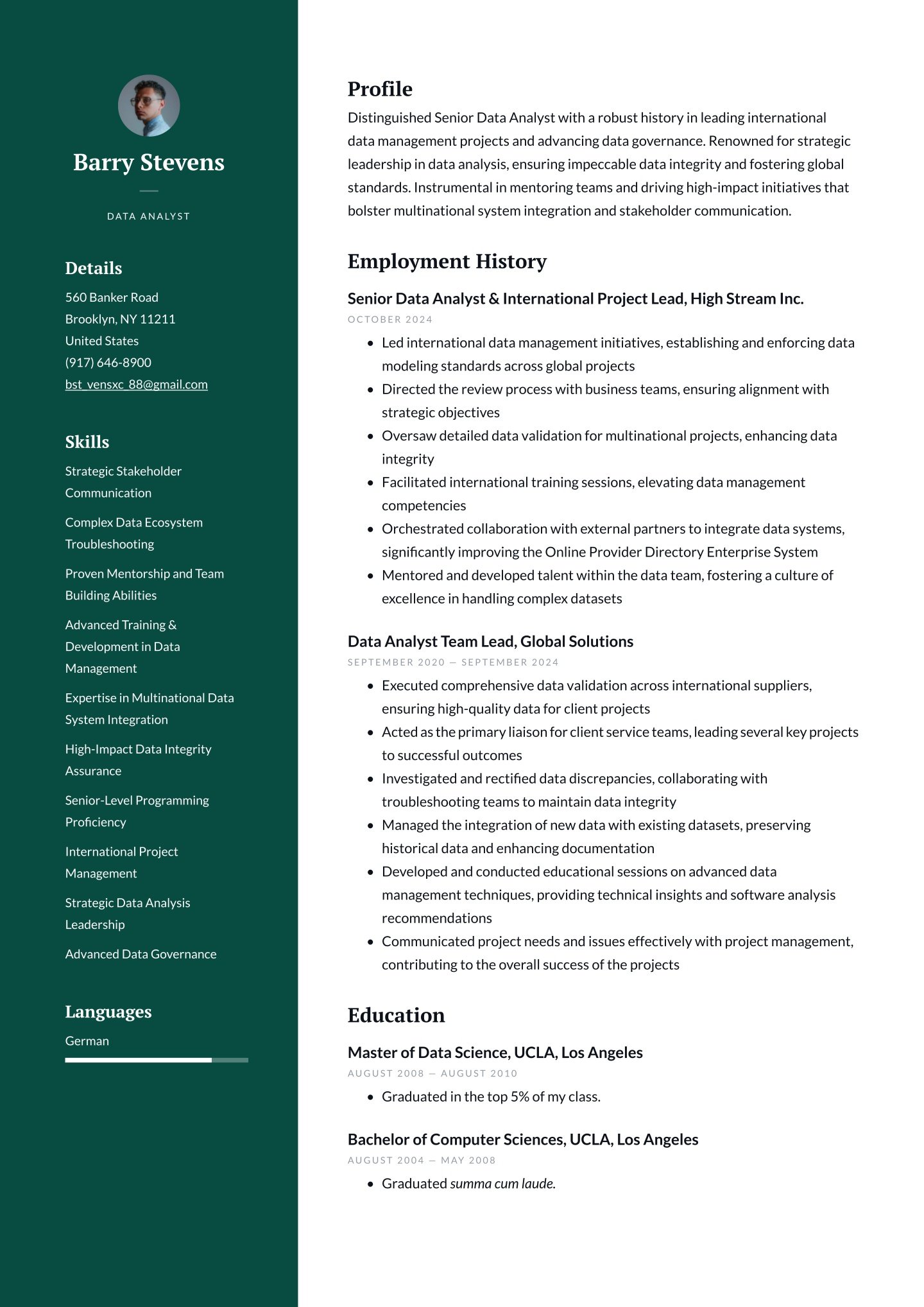 Senior-level Data Analyst  Translation missing: en.examples.cover_letter_example