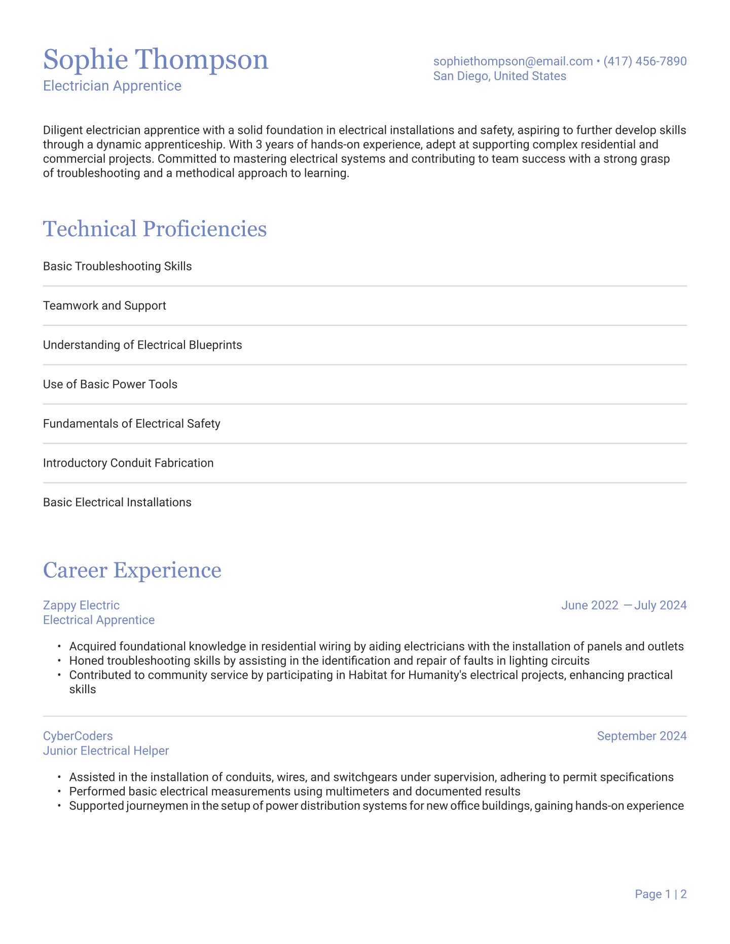 Entry-level Electrician Apprentice Translation missing: en.examples.cover_letter_example
