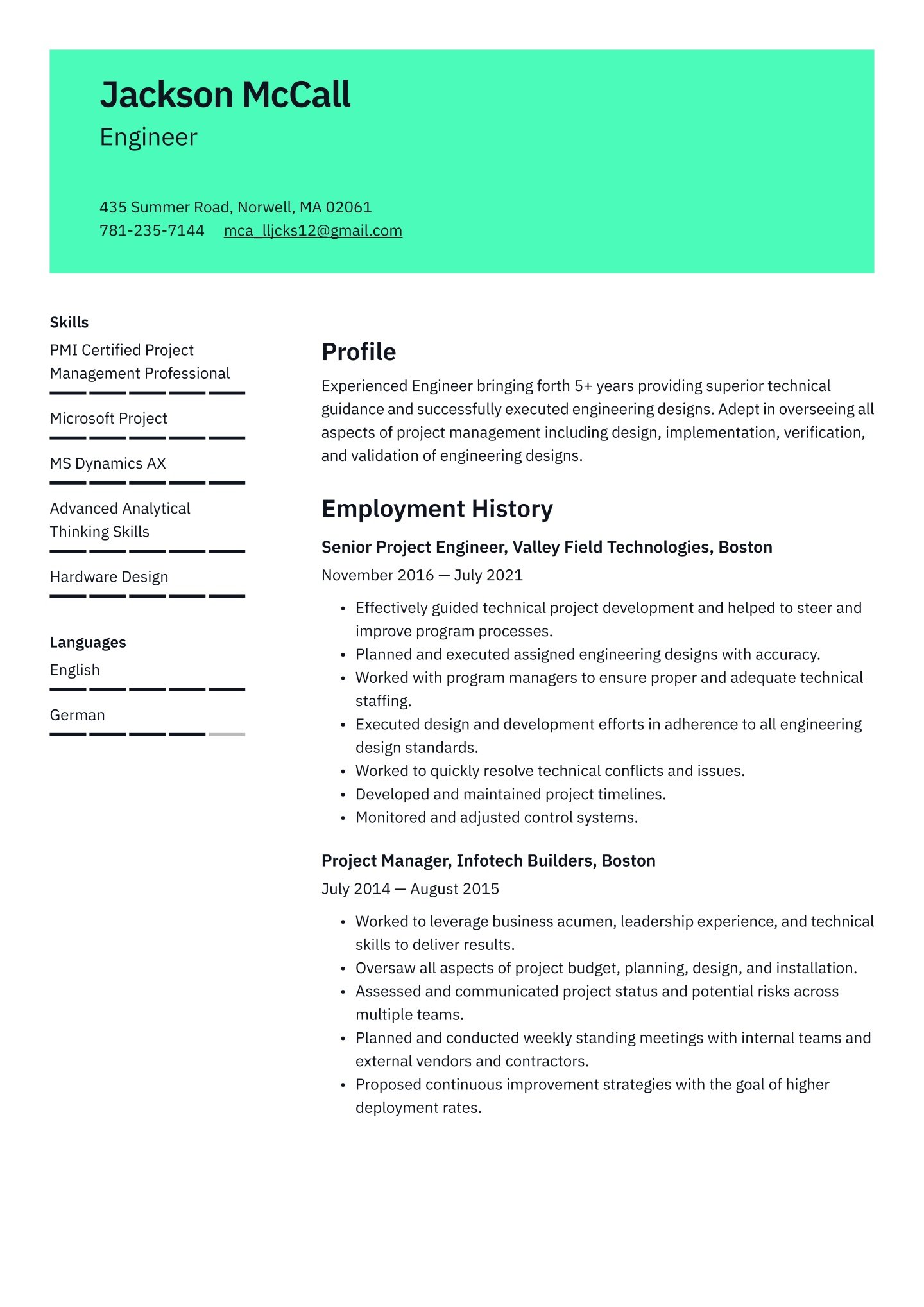 Mid-career Engineering Translation missing: en.examples.cover_letter_example