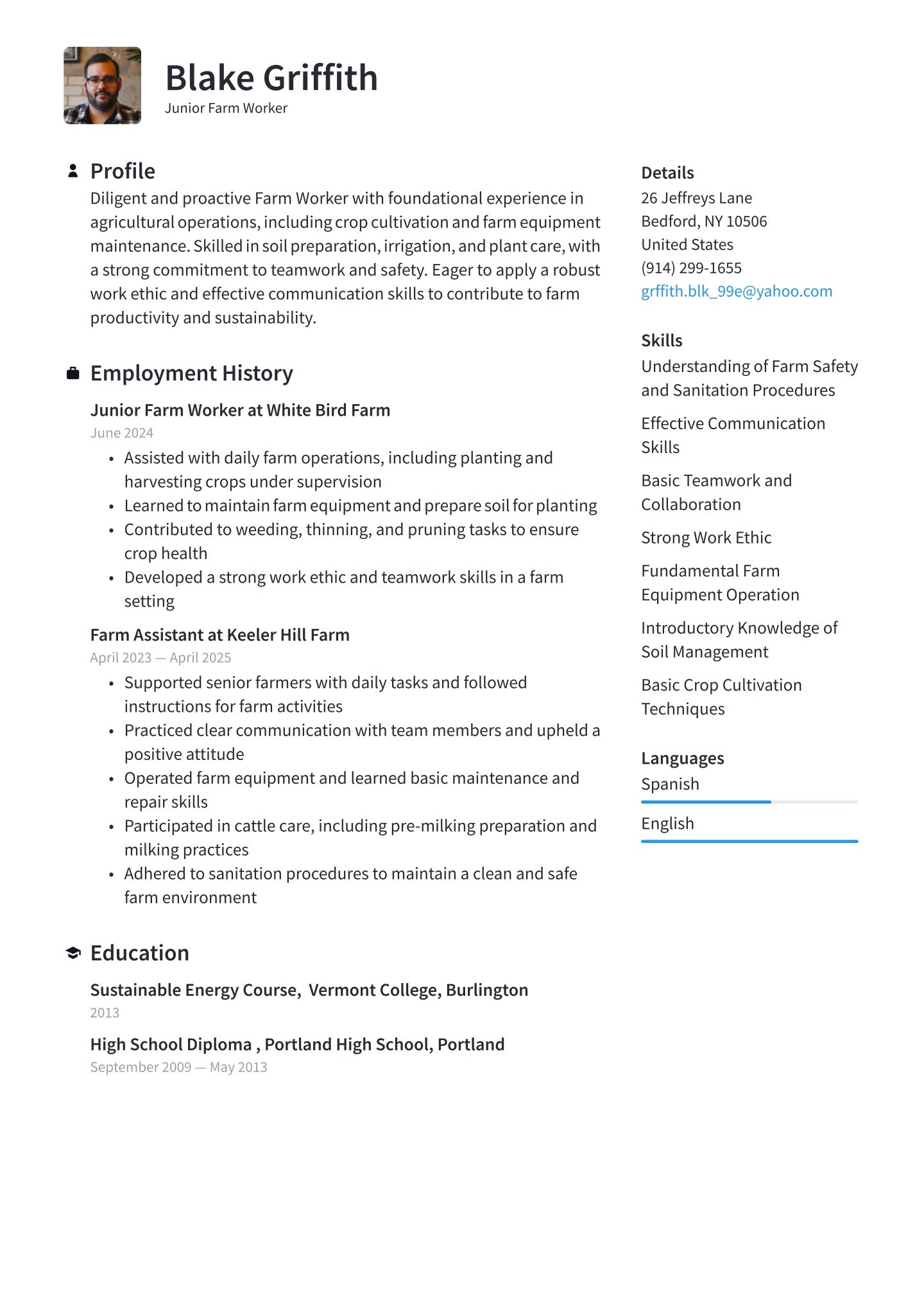 Entry-level Farm Worker  Translation missing: en.examples.cover_letter_example