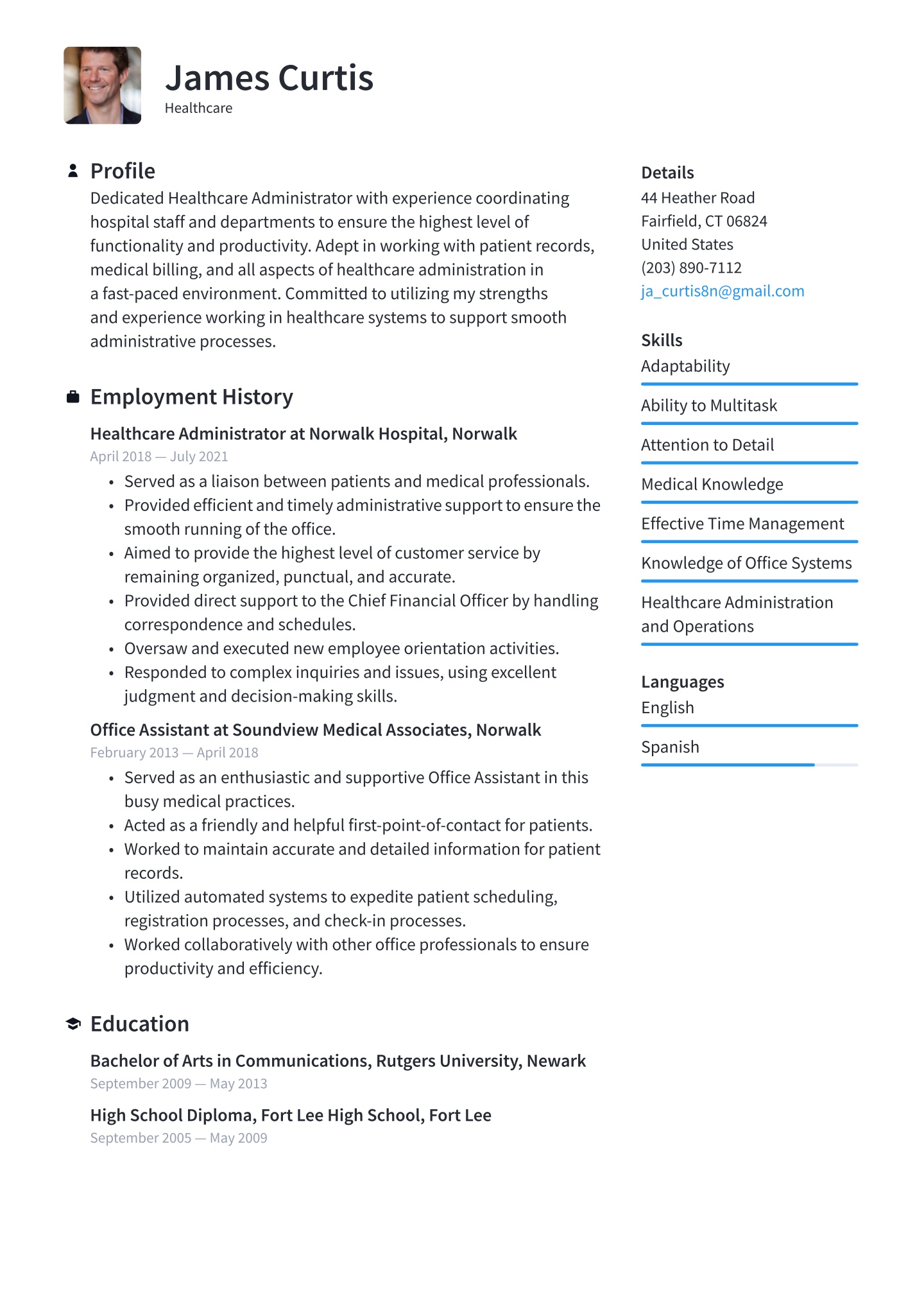 Mid-career Healthcare Translation missing: en.examples.cover_letter_example