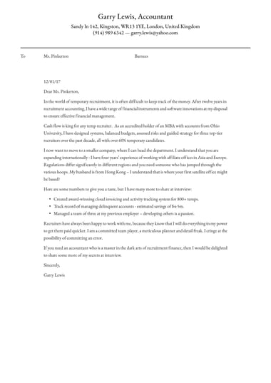 Microsoft word cover letter template Classic