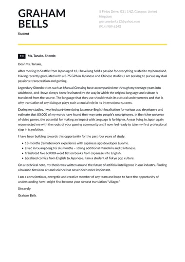 Microsoft word cover letter template Vivid