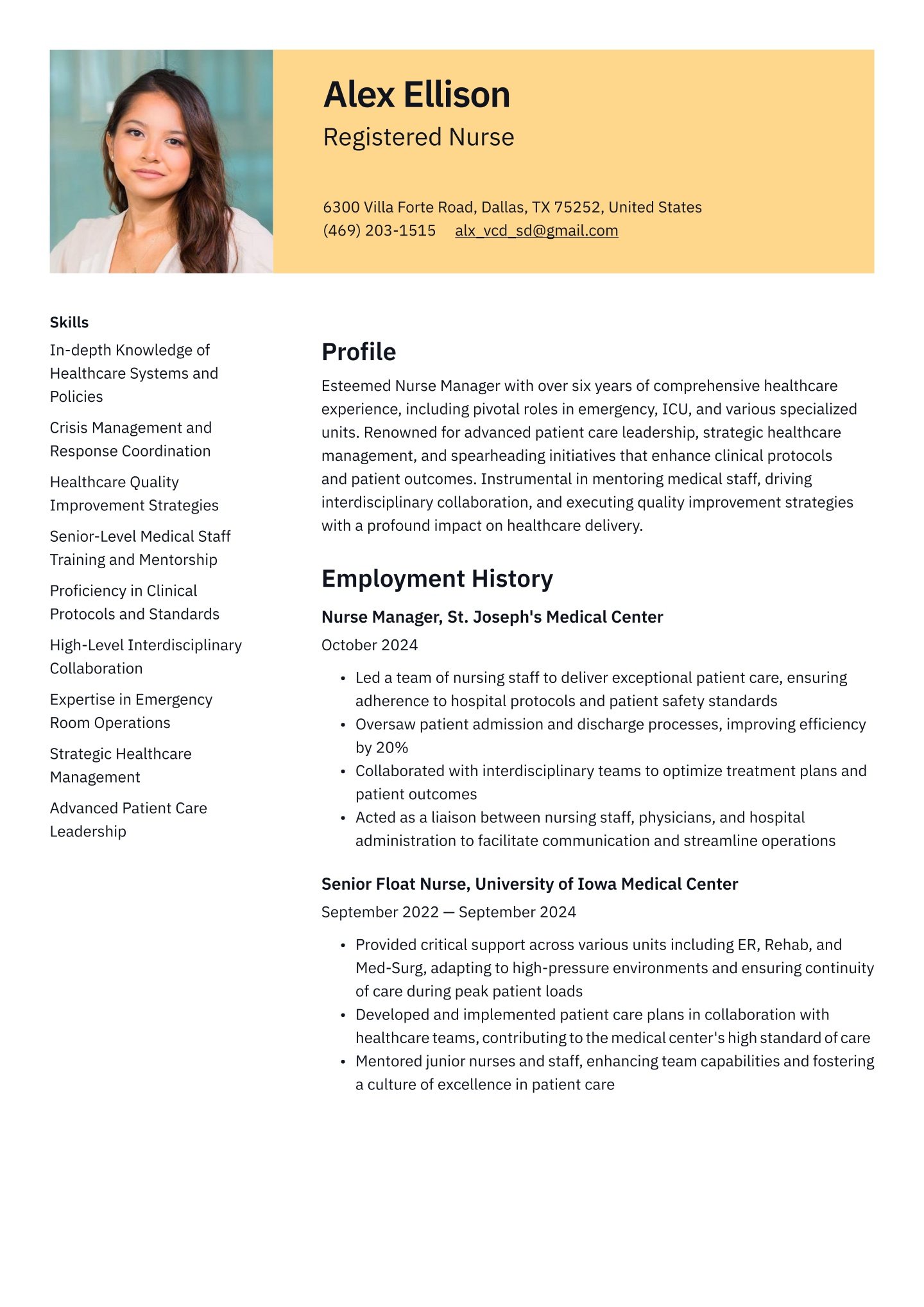 Senior-level Nurse Translation missing: en.examples.cover_letter_example