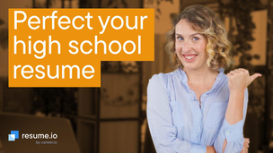 Learn how to write a high school resume (with examples)!
