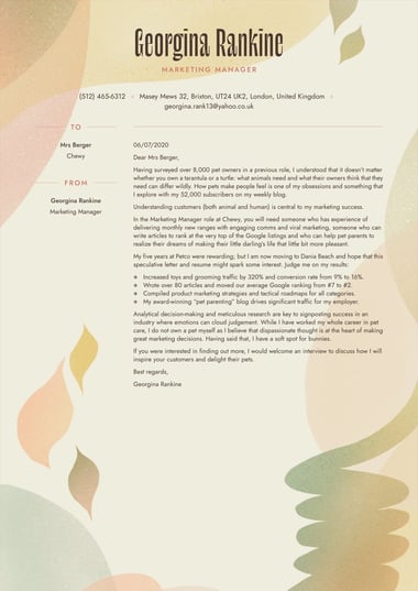Microsoft word cover letter template Visionary