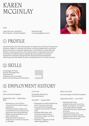 Creative CV template Calligraphic