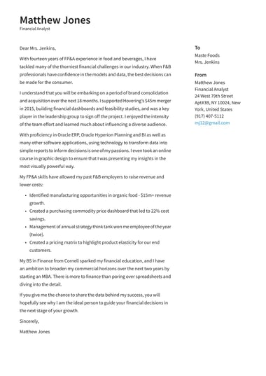 Simple cover letter template Essential