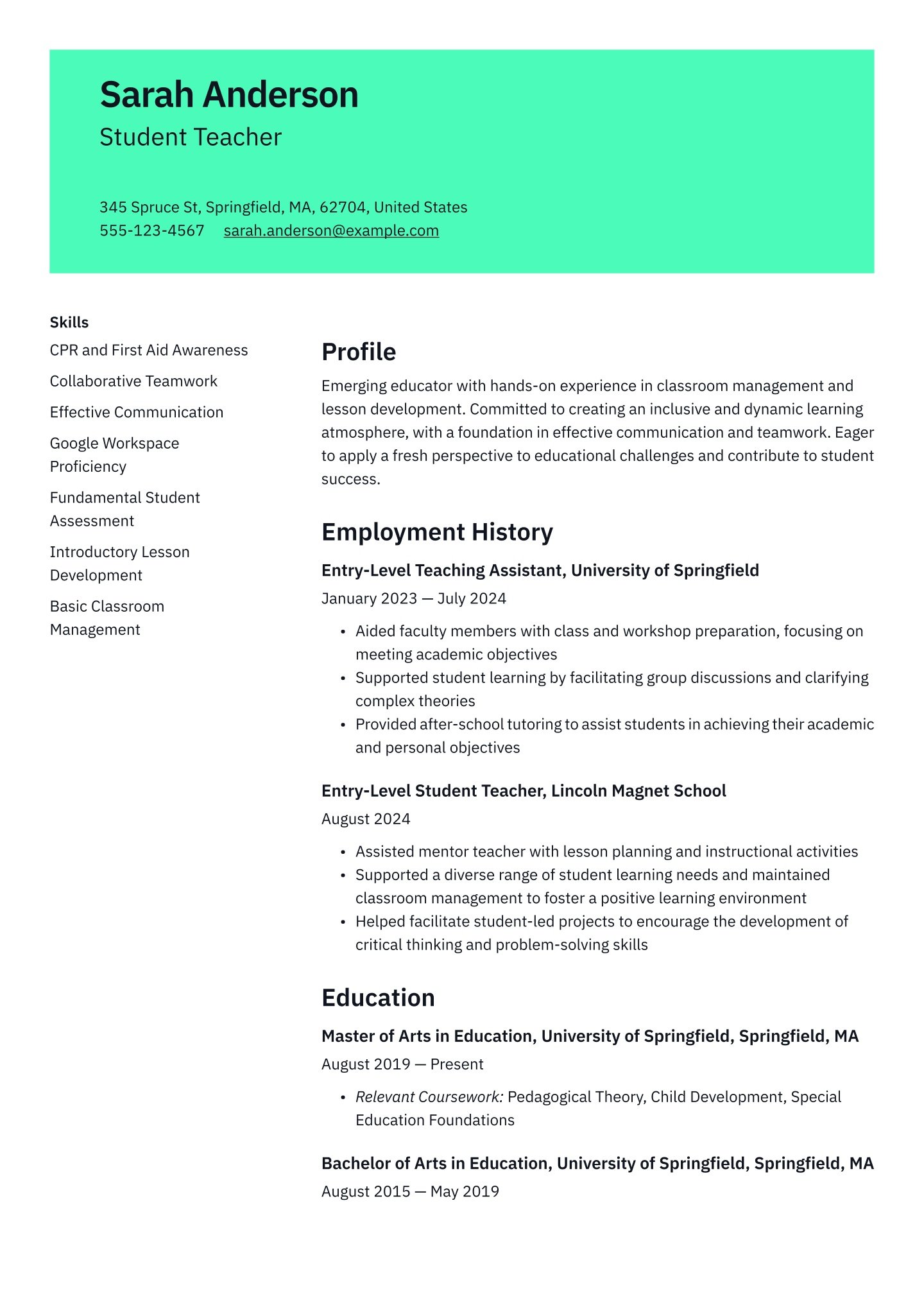Entry-level Student Teacher Translation missing: en.examples.cover_letter_example