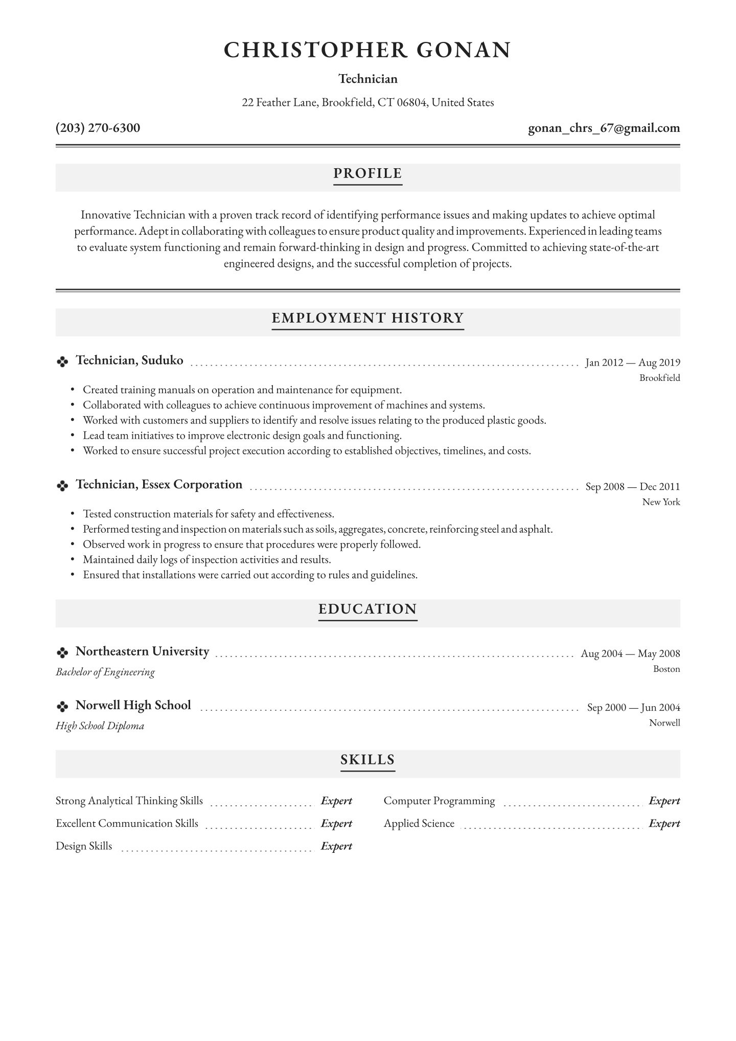 Mid-career Technician Translation missing: en.examples.cover_letter_example