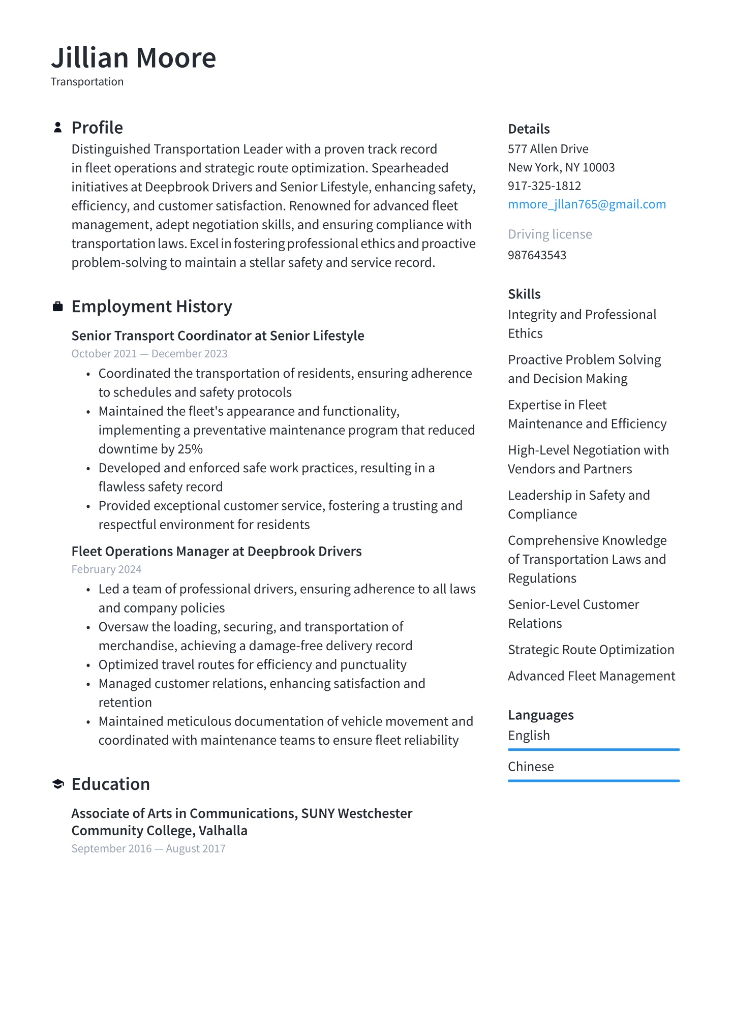 Senior-level Transportation Translation missing: en.examples.cover_letter_example